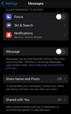 Check iMessage Activation